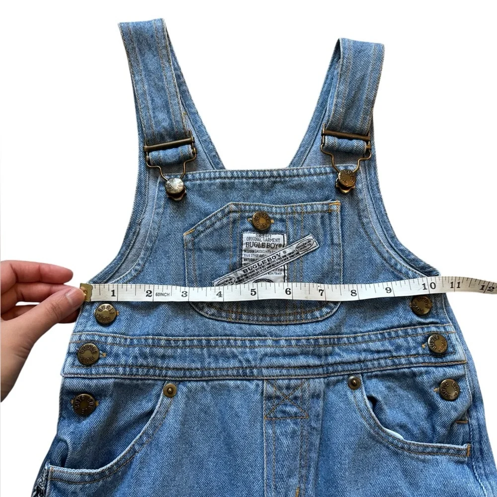 Vintage 90s Denim Overalls Bugle Boy Toddler 24M